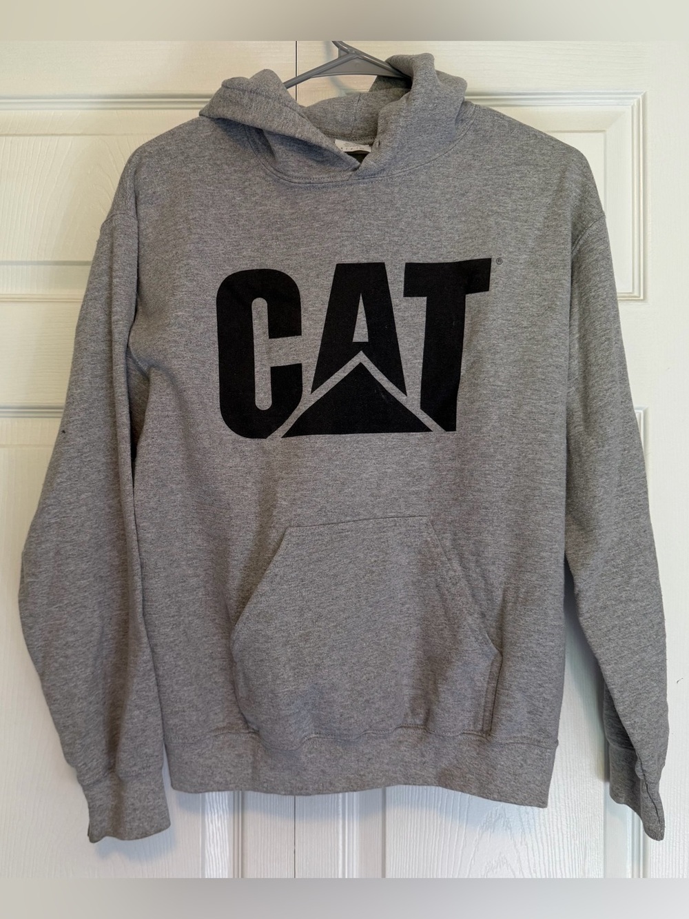 CAT Gray Pullover Hoodie
